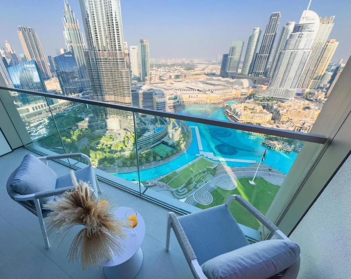 Grande Residences With Best Burj Khalifa View From 42Nd Floor For 6-Guests Dubai Apartment
